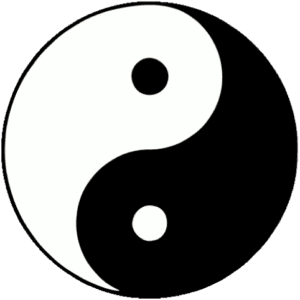 The symbol of Yin Yang, which in translation from the Chinese is called Taiji - the Great Polarity.